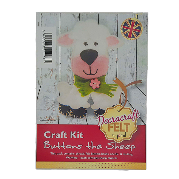 Buttons the sheep - felt kit